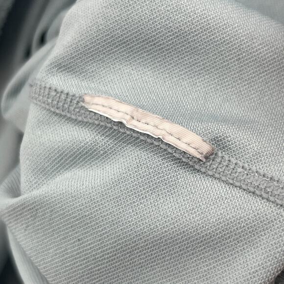 BYLT Shirt Mens XL Drop Cut LUX Premium Basics Athletic Short Sleeve Fog Blue - Picture 9 of 14